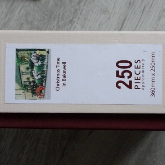 Wentworth Jigsaw Puzzle Wooden 250 Piece Christmas Time In Bakewell Damaged - Picture 10 of 10